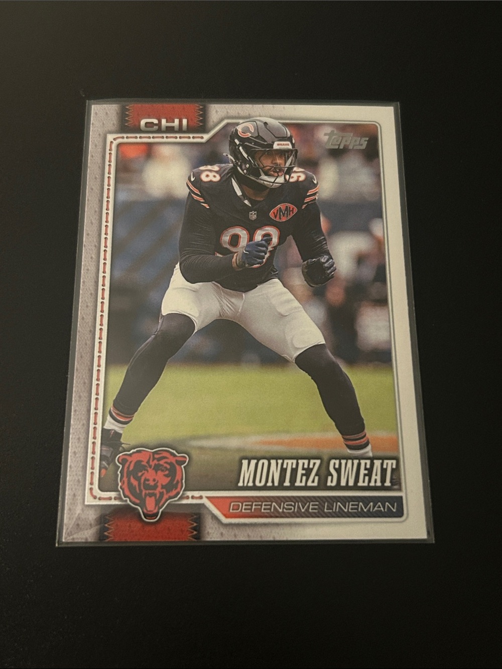 Topps Montez Sweat Chicago Bears Trading Card